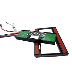 Hand wave sensor switch with clock